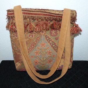 Milk & Honey Tote Bag Boho Style over the shoulder